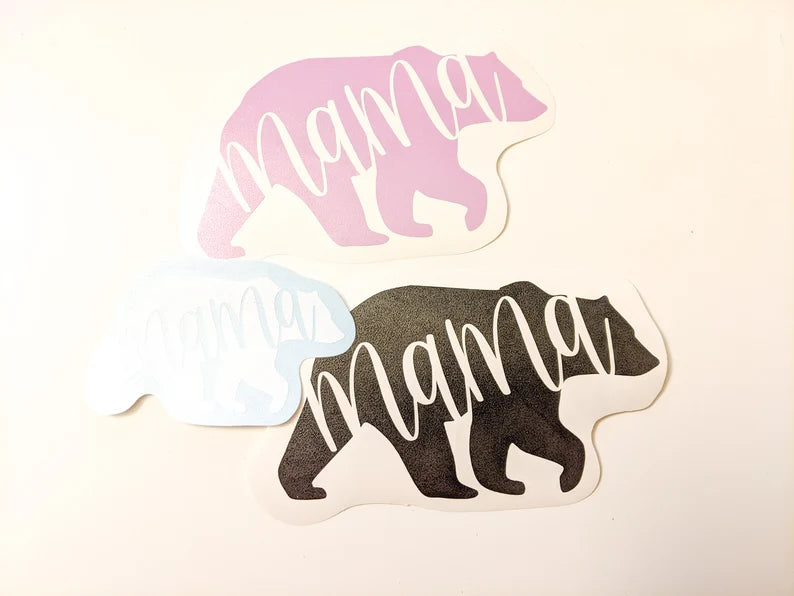 Mama Bear Vinyl Decal