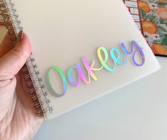 Oakley Font Custom Name Decal