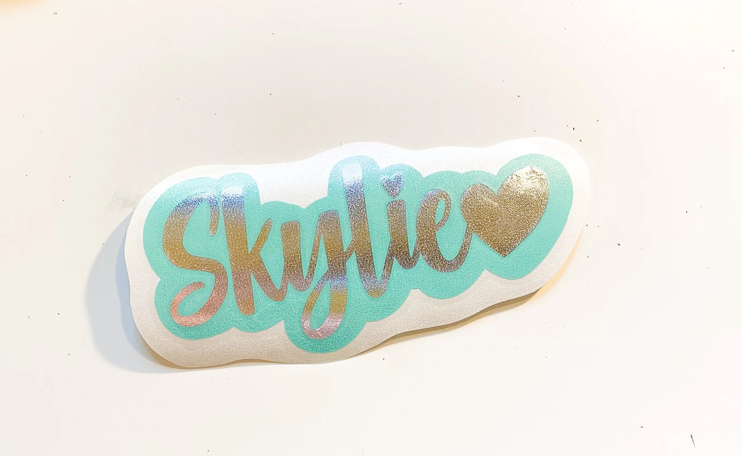 Layered Personalized Name Decals