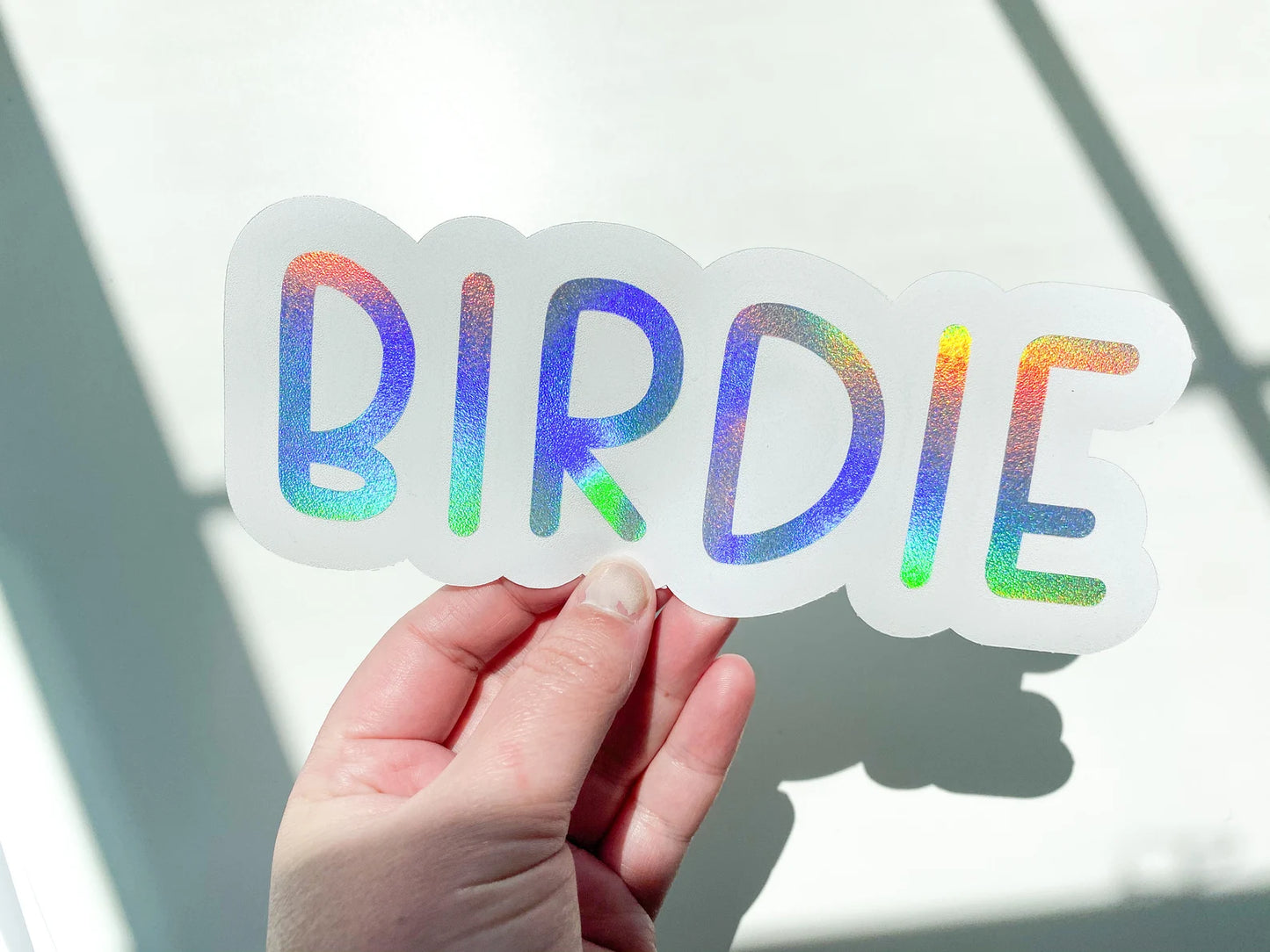 Birdie Font Custom Name Decal