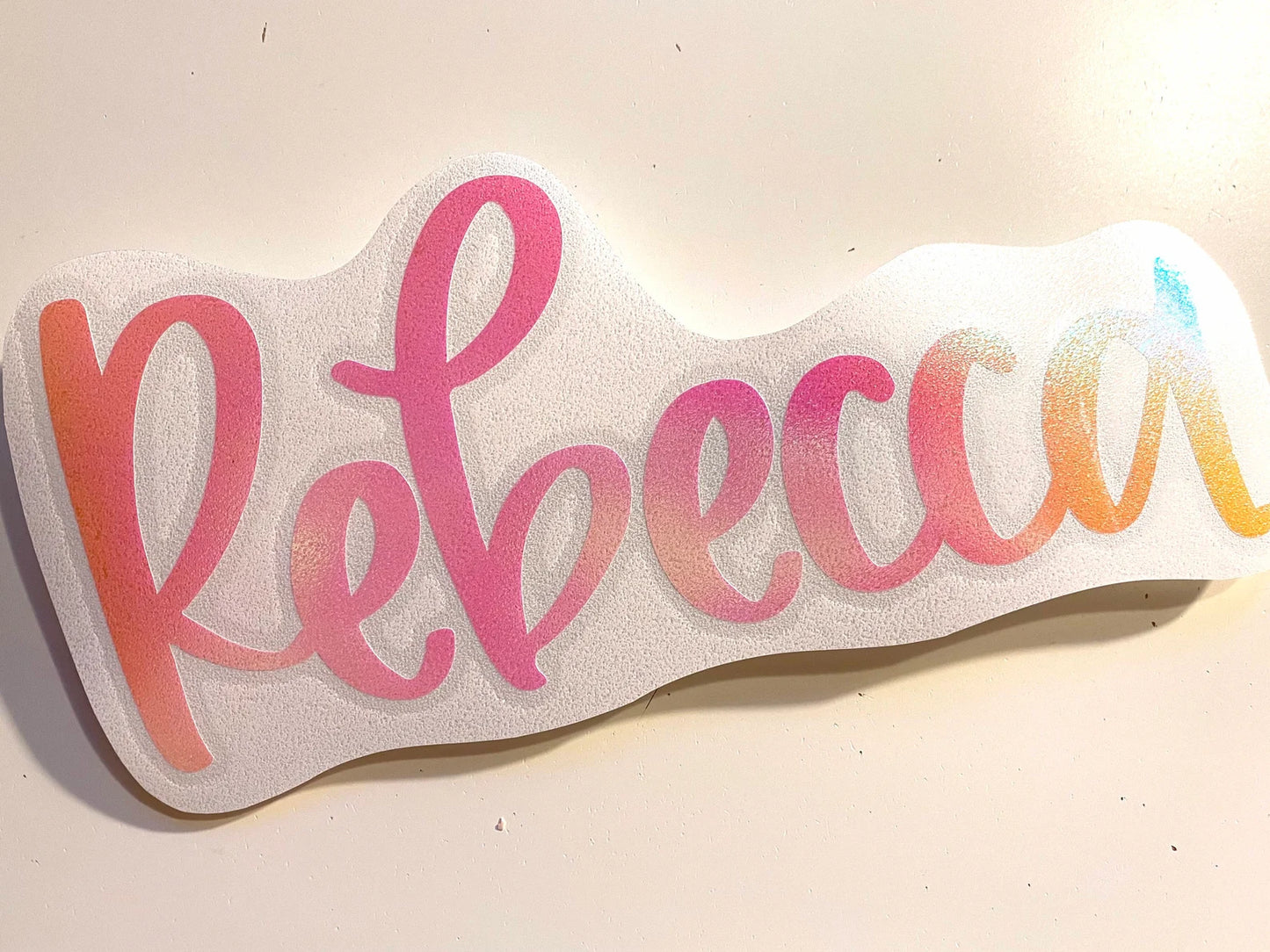 Lemon Font Personalized Name Decal