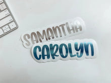 Load image into Gallery viewer, Peachy Font Custom Name Decal
