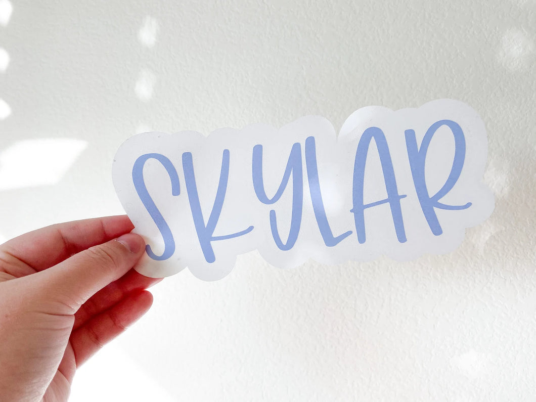 Skylar Font Custom Name Decal