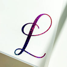 Load image into Gallery viewer, Curly Letter Initial Decal
