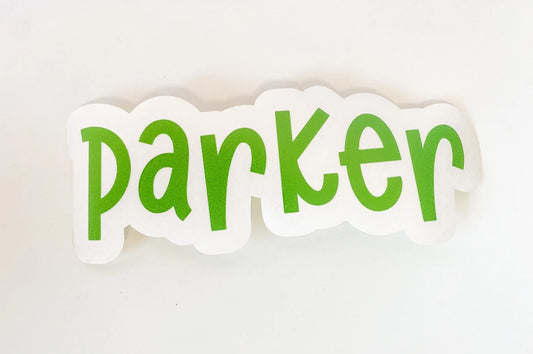 Tucker Font Personalized Name Decal