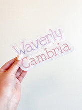Load image into Gallery viewer, Waverly Font Personalized Name Decal

