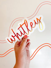 Load image into Gallery viewer, Whitley Font Custom Name Decal
